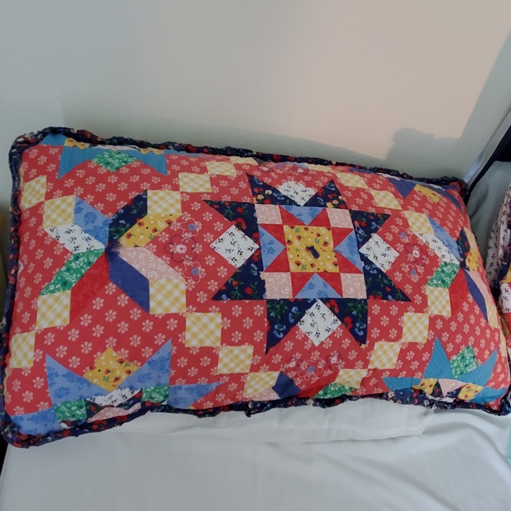 The Pioneer Woman Starlight Patchwork pillow shams, two pack king sized